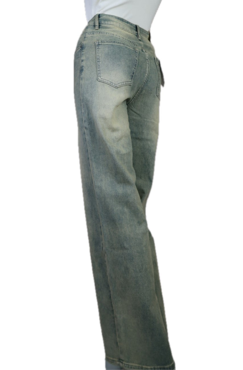 Wide Leg Jeans Verwassen 2.0