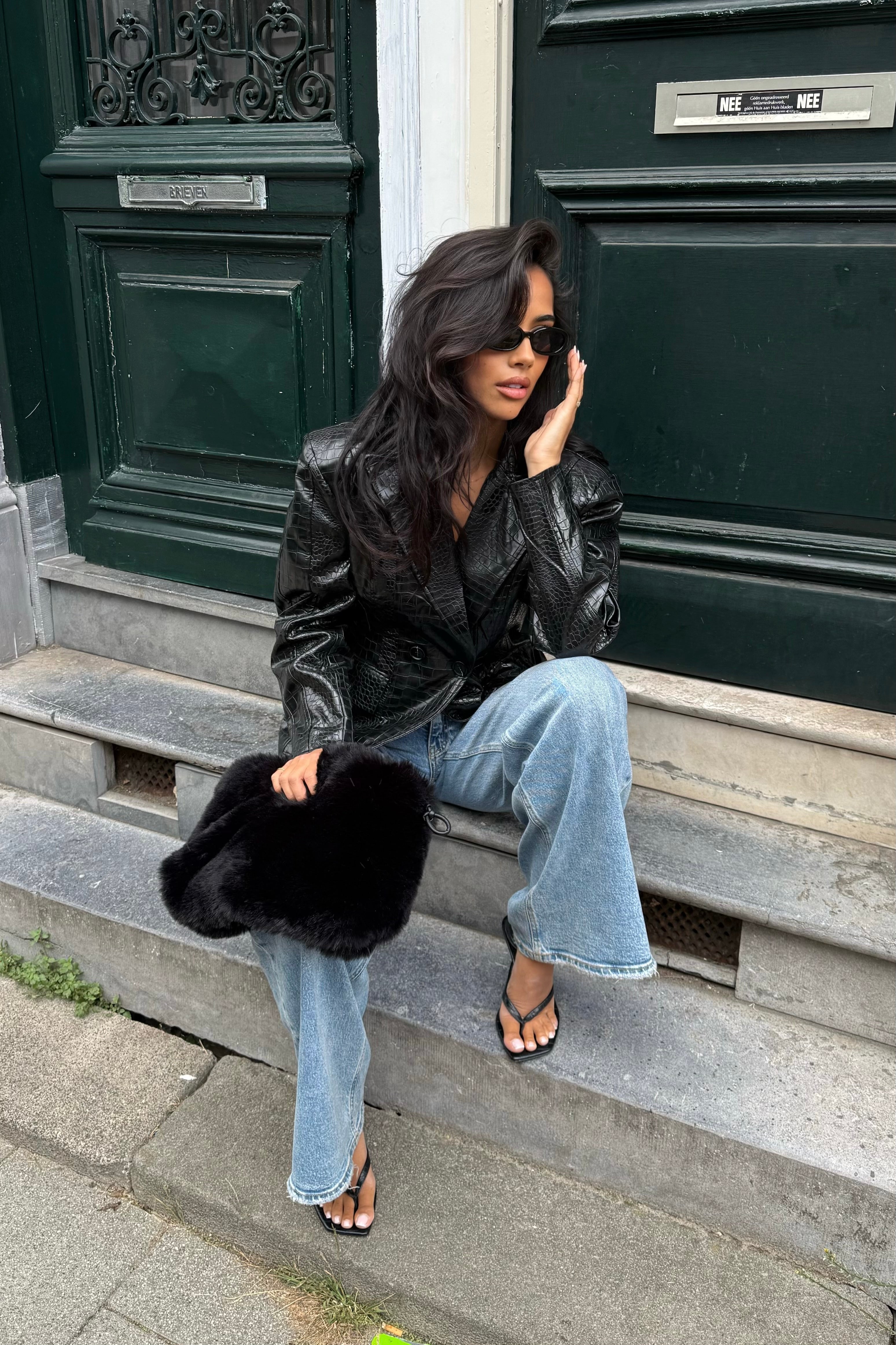 Willow Croco Blazer