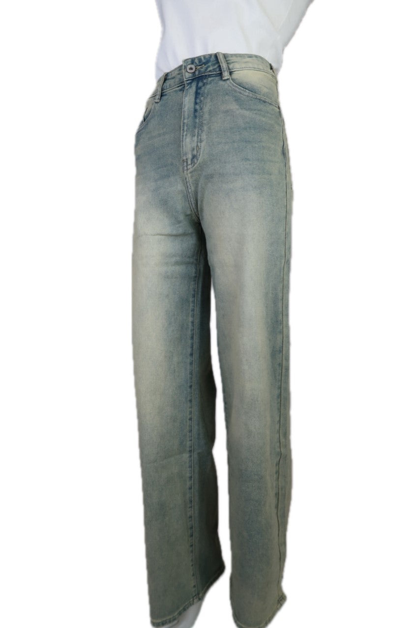 Wide Leg Jeans Verwassen 2.0