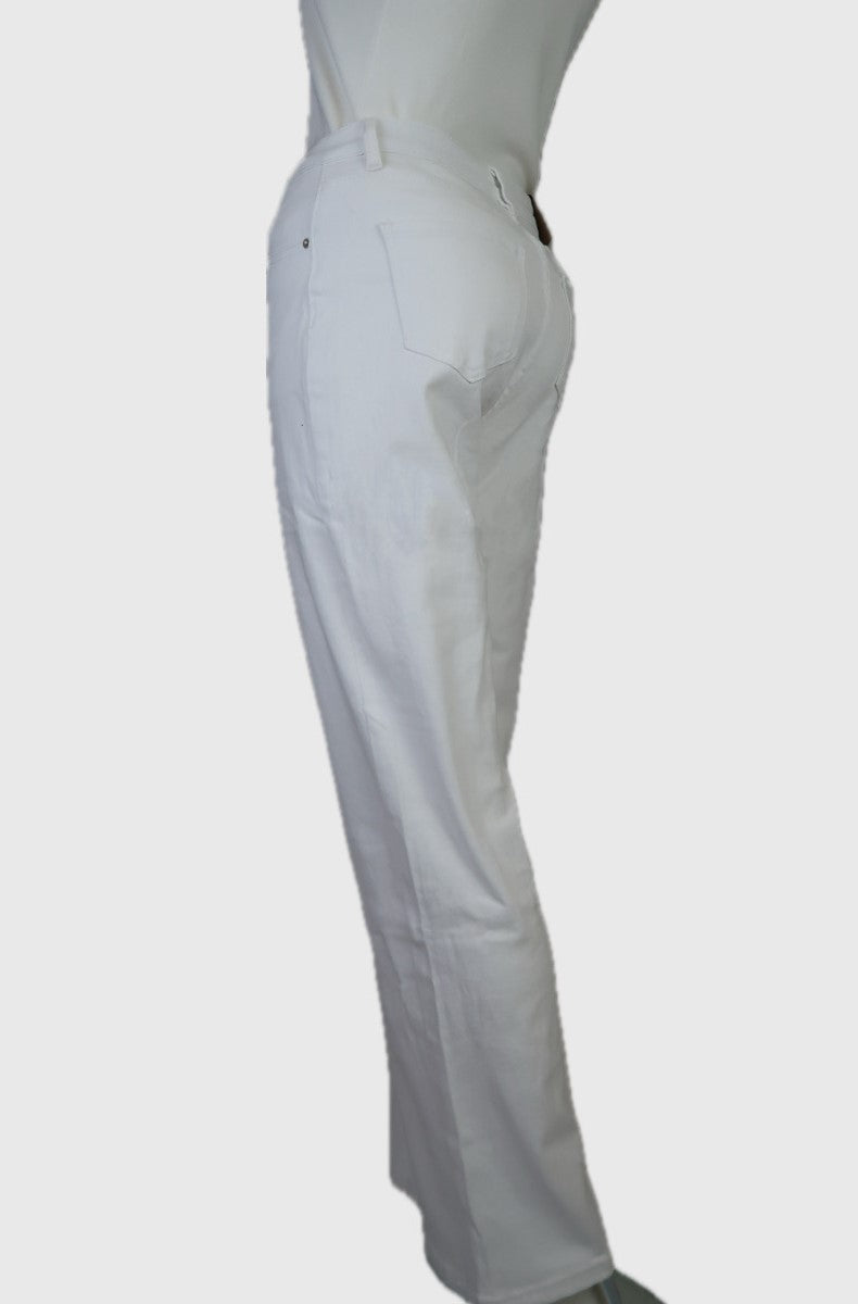 Wide Leg Jeans Off White