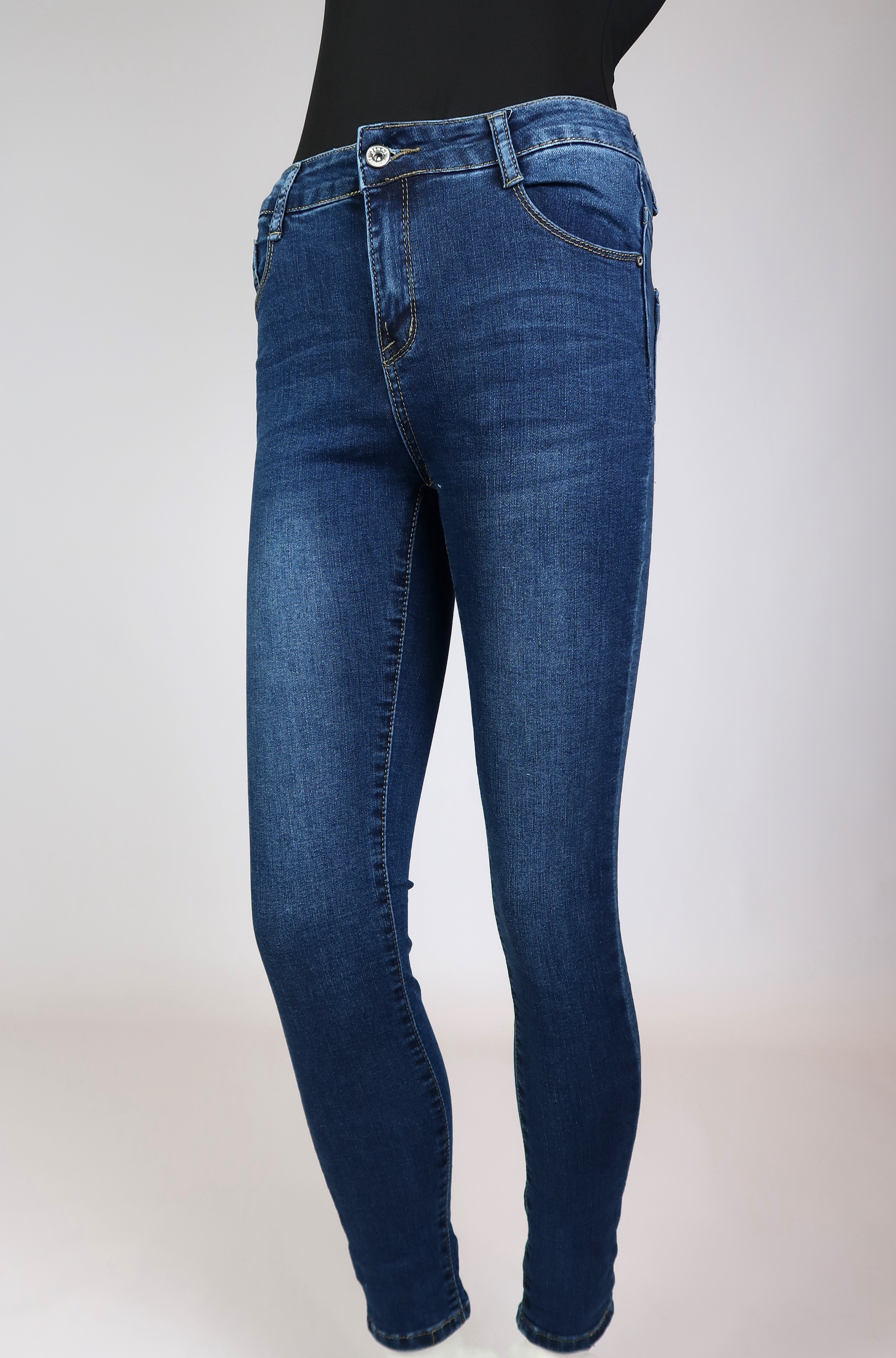 HS Skinny Jeans Mid Blue