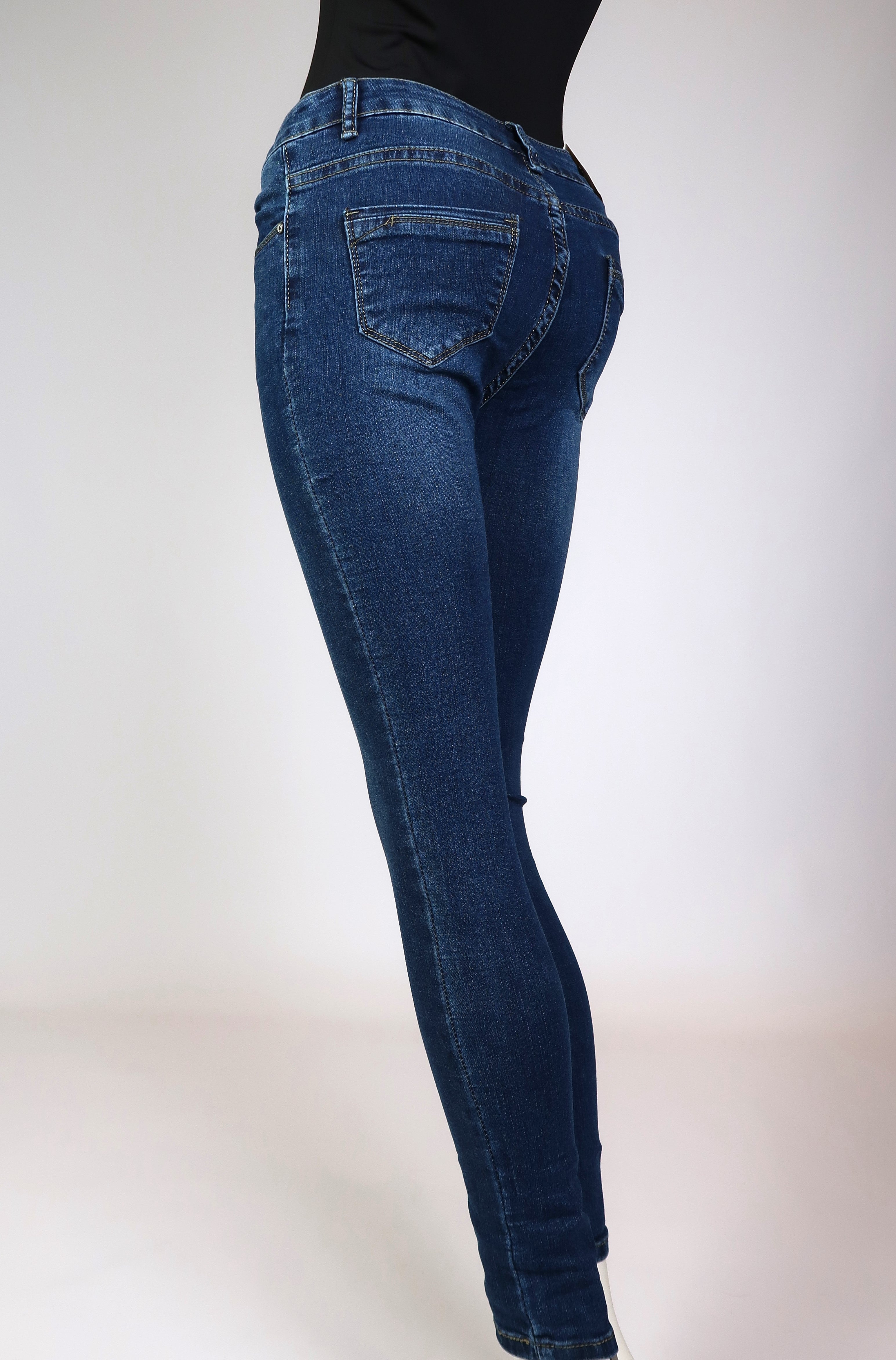 HS Skinny Jeans Mid Blue