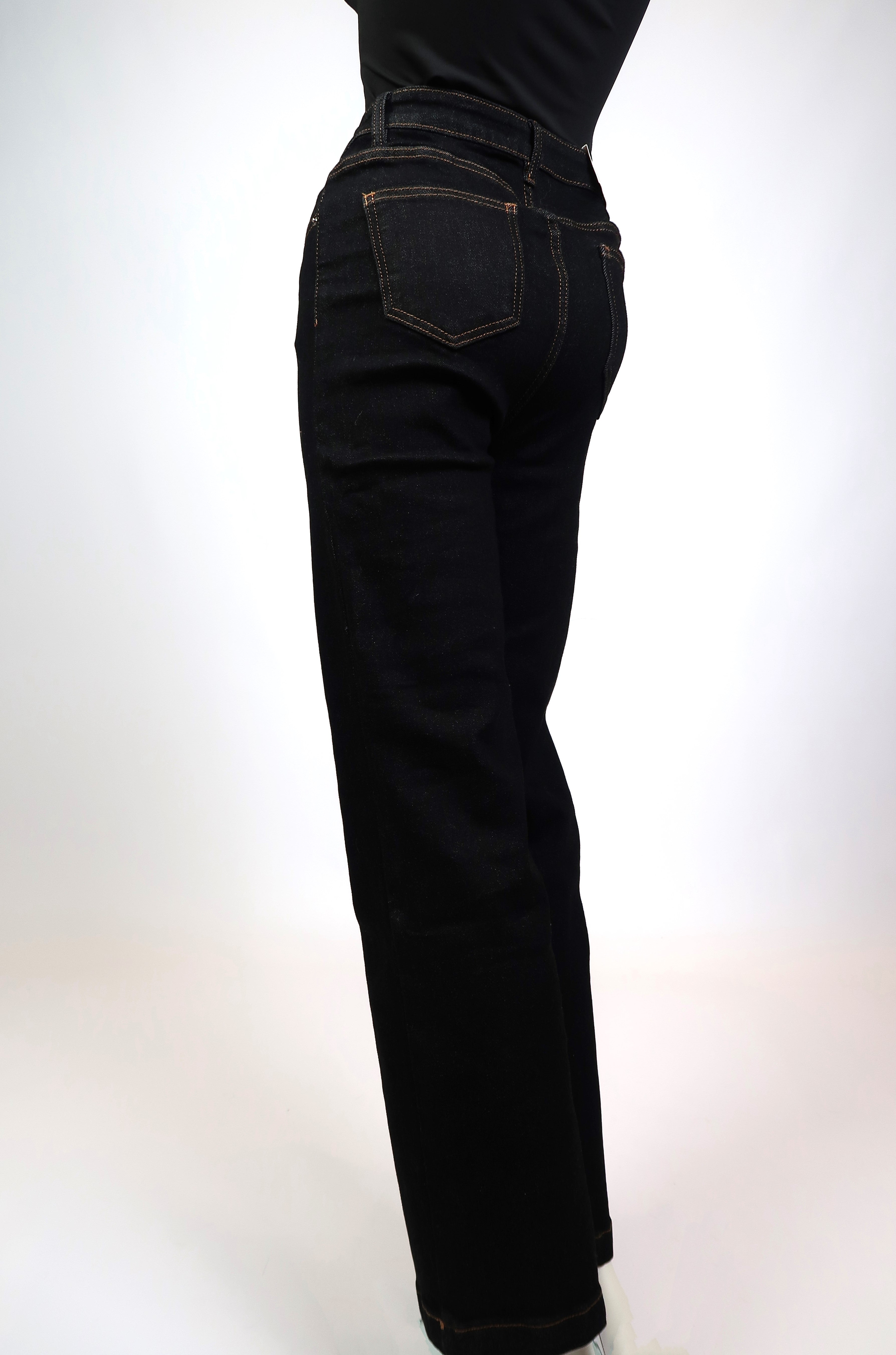 Jeans Wide Leg Detailed