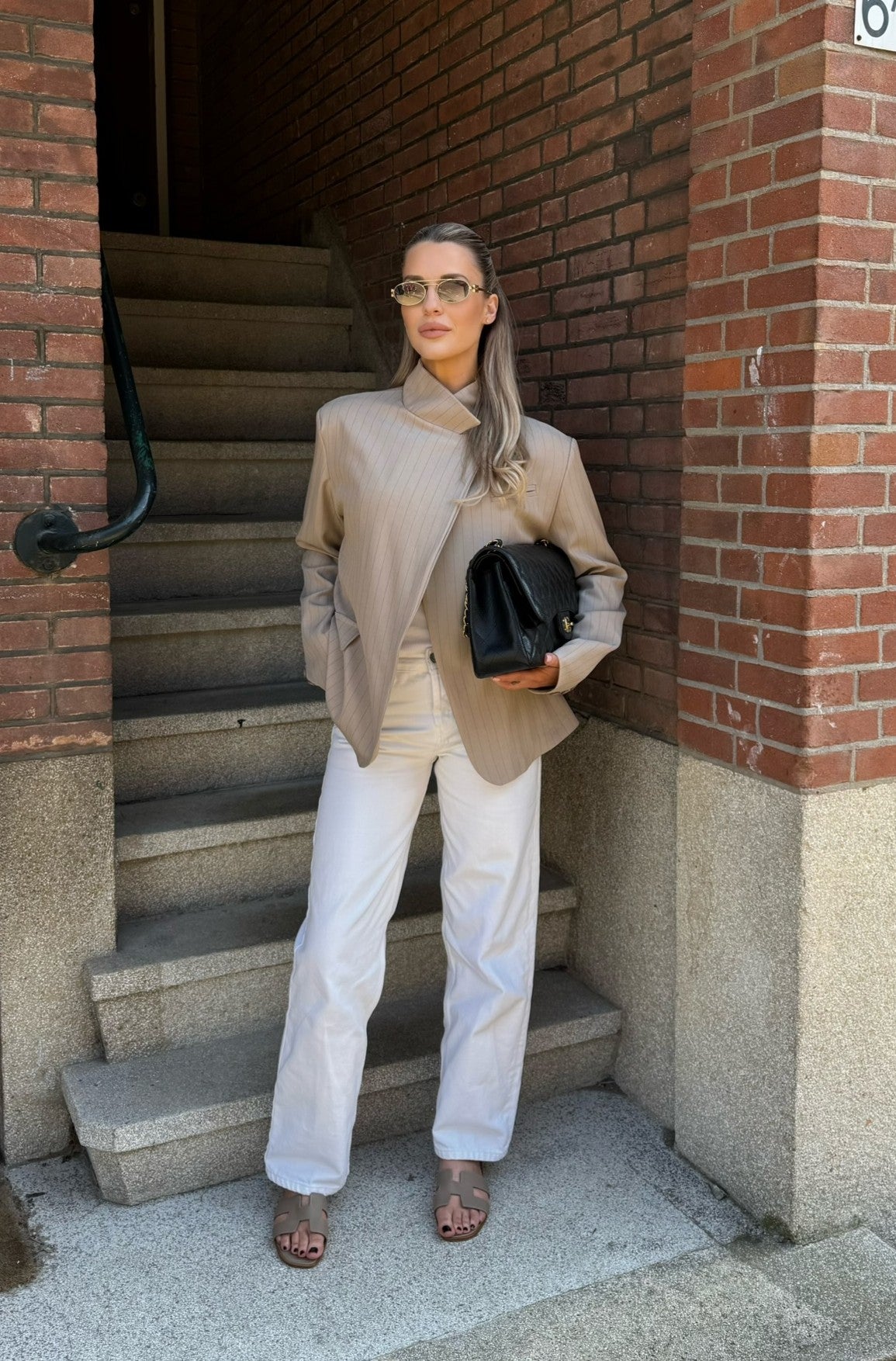 Steph Pinstripe Blazer