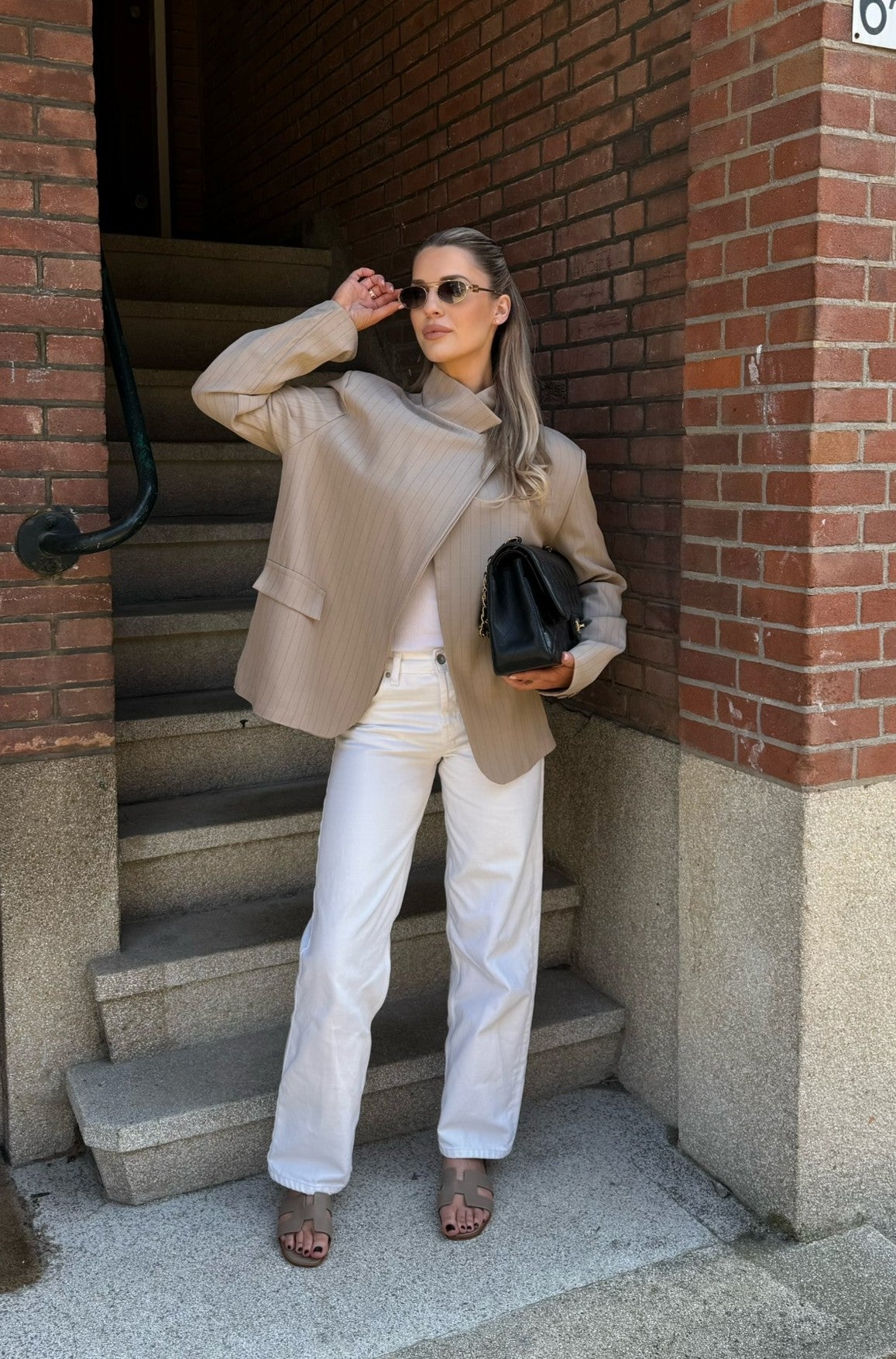 Steph Pinstripe Blazer