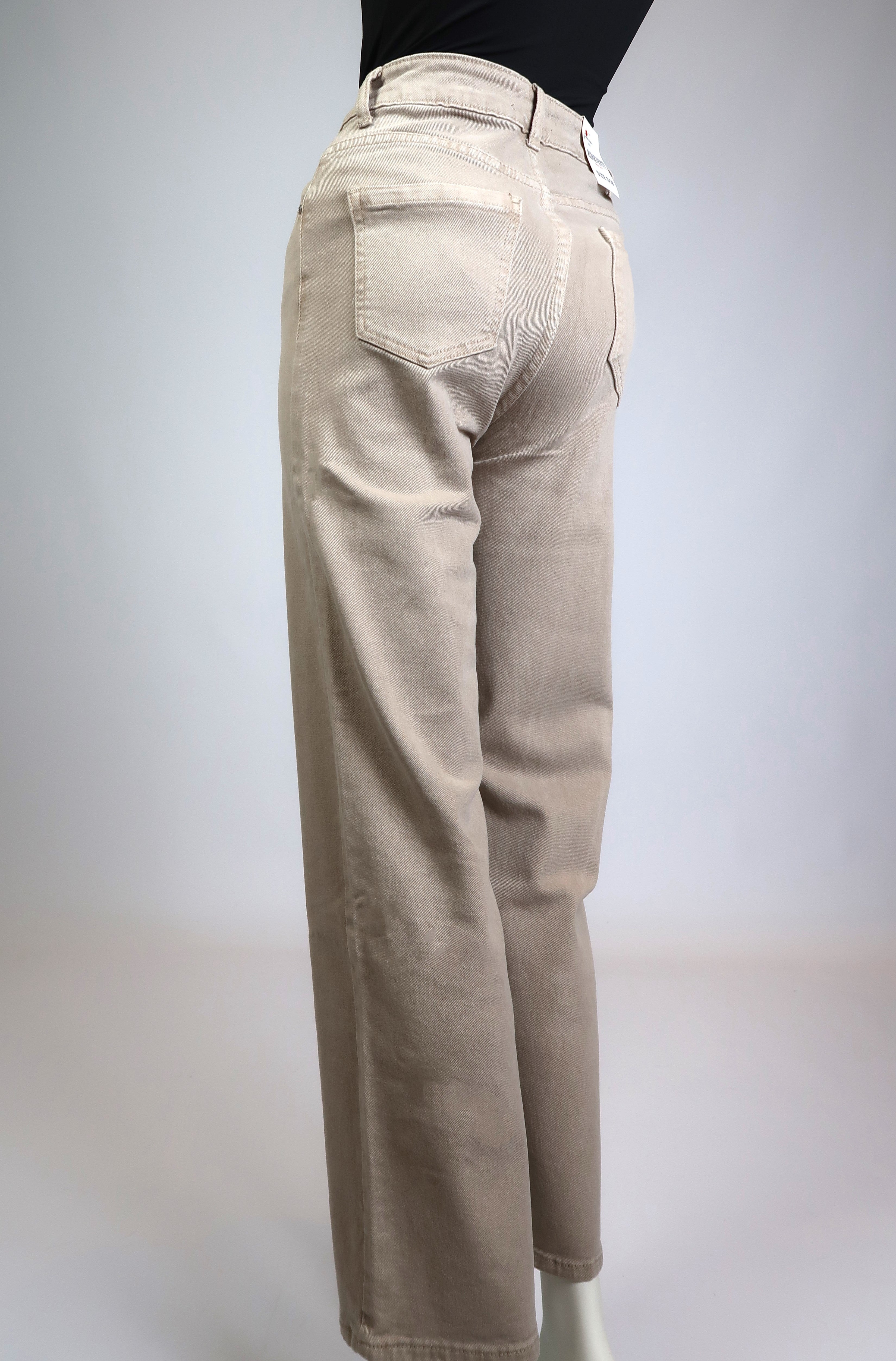 Wide Leg Jeans Sand