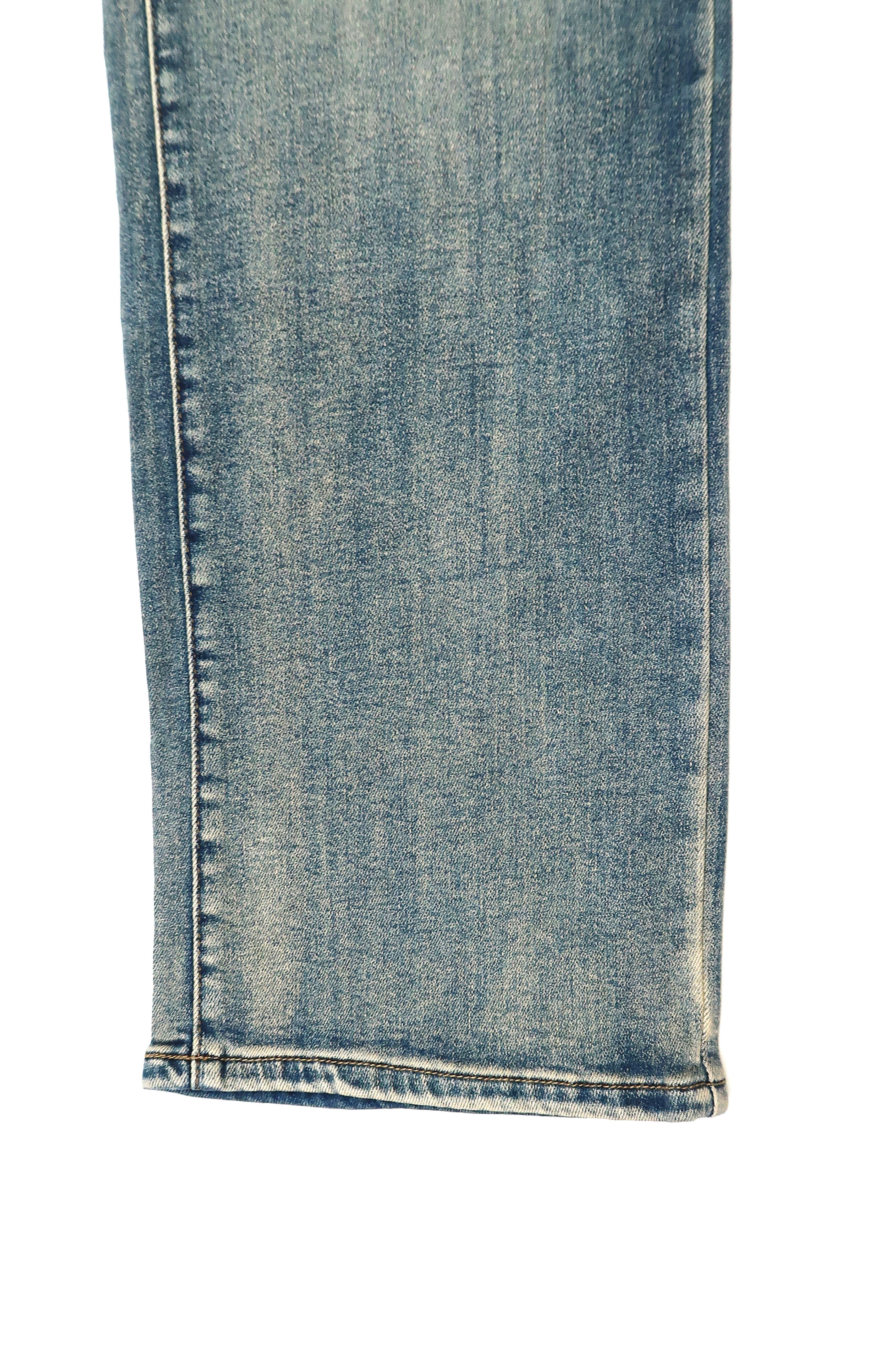High Waist Wide Leg Jeans Light Blue Washed