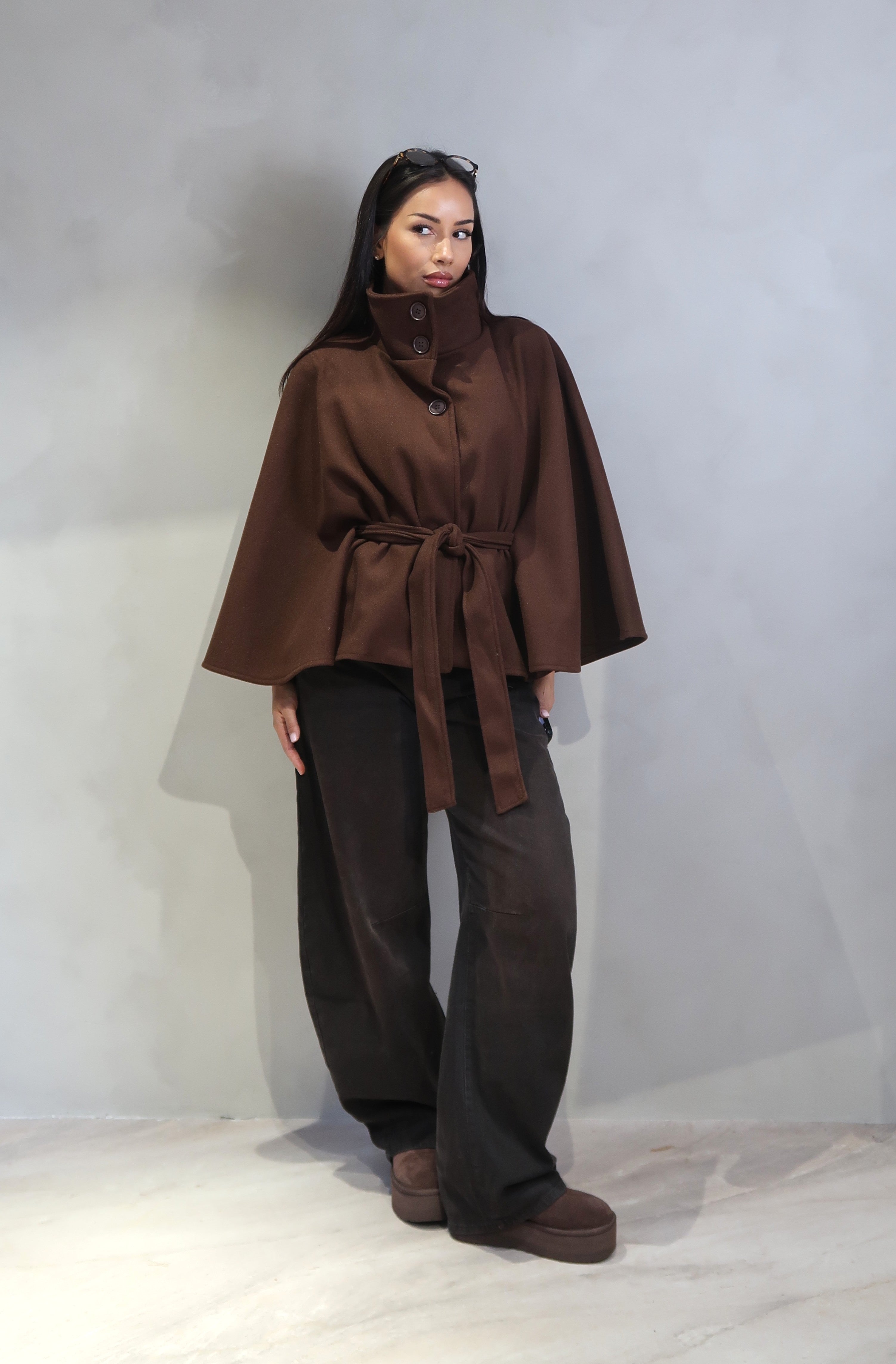 Celine Poncho Coat