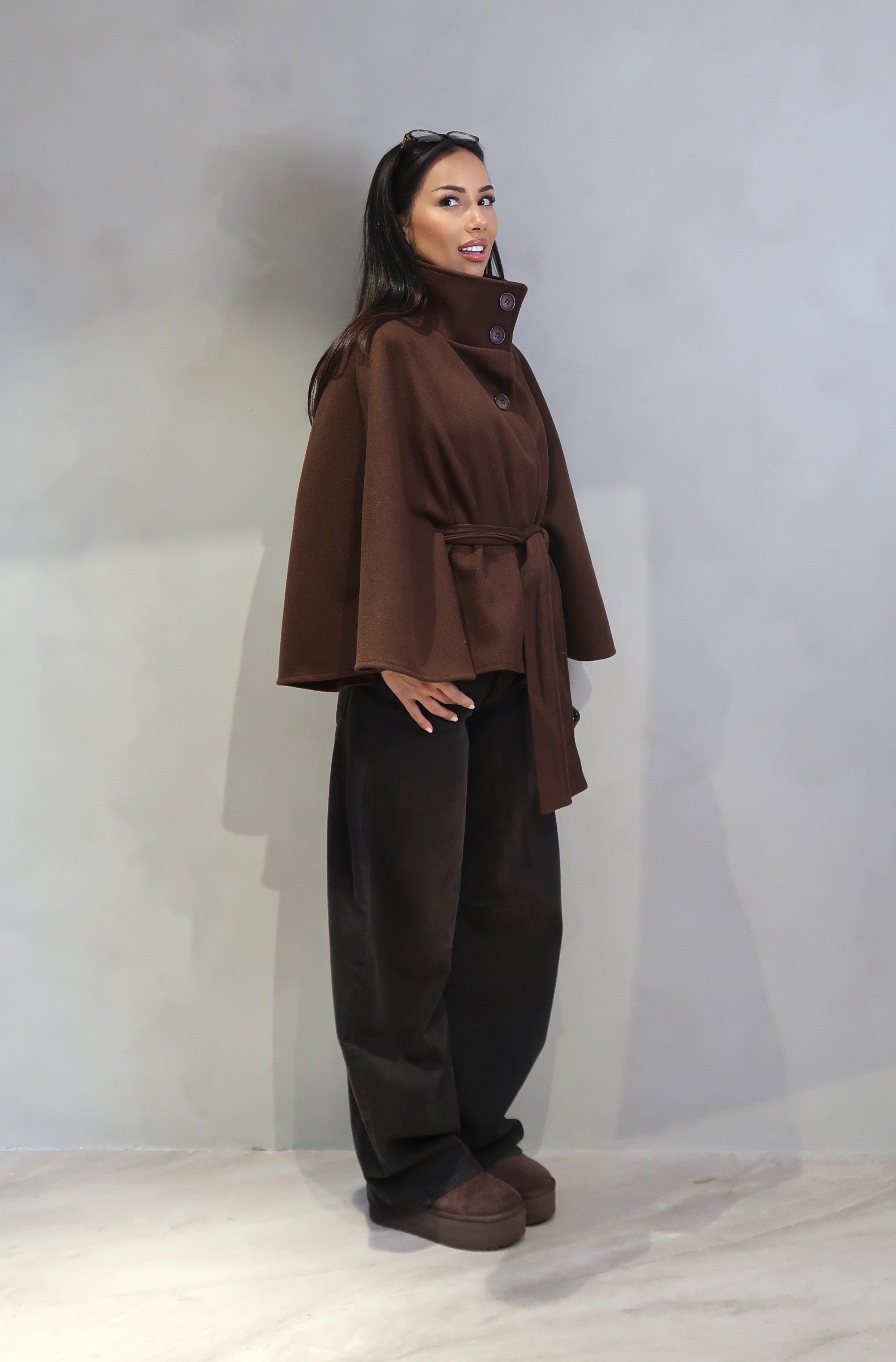 Celine Poncho Coat