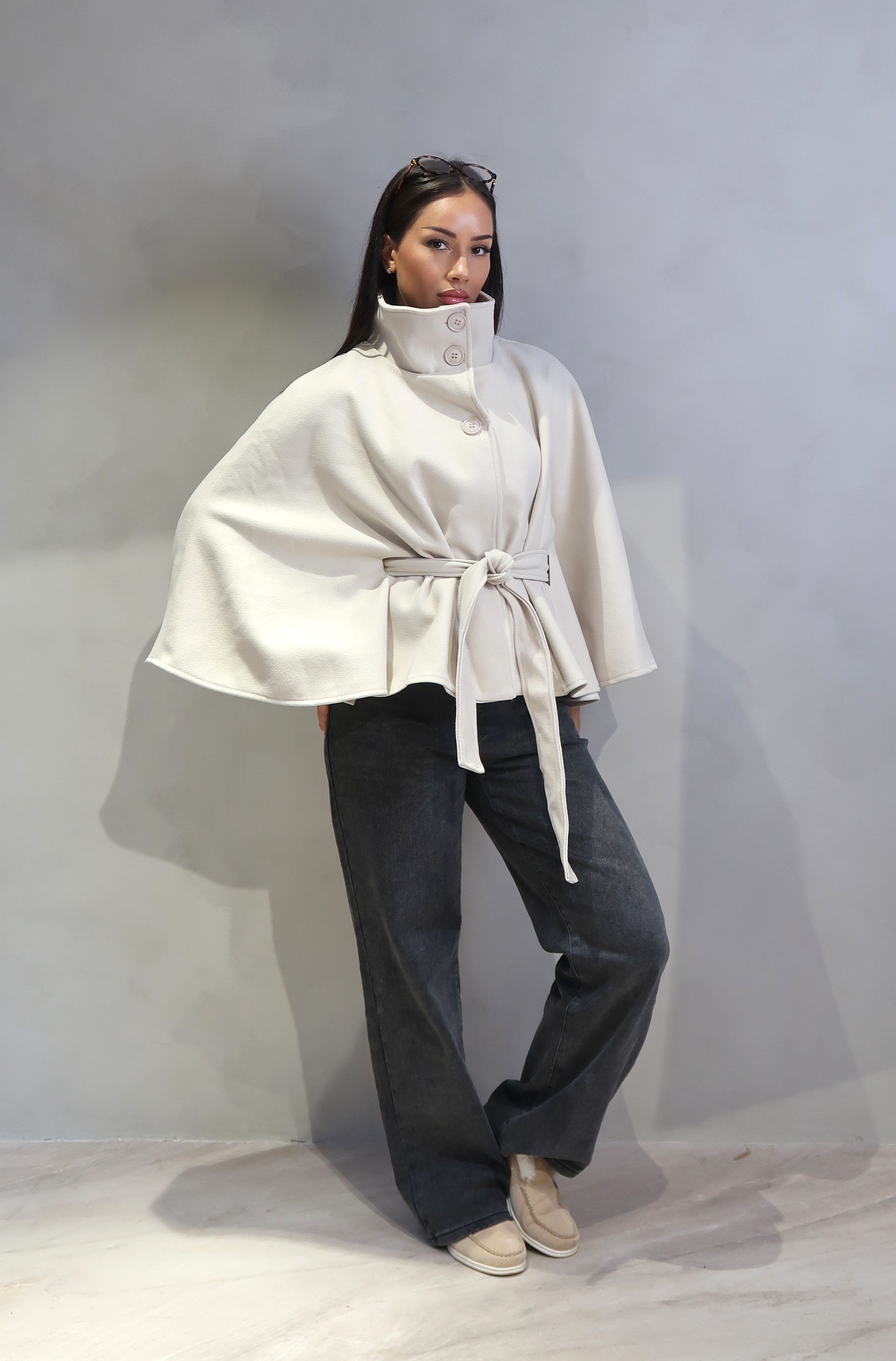 Celine Poncho Coat