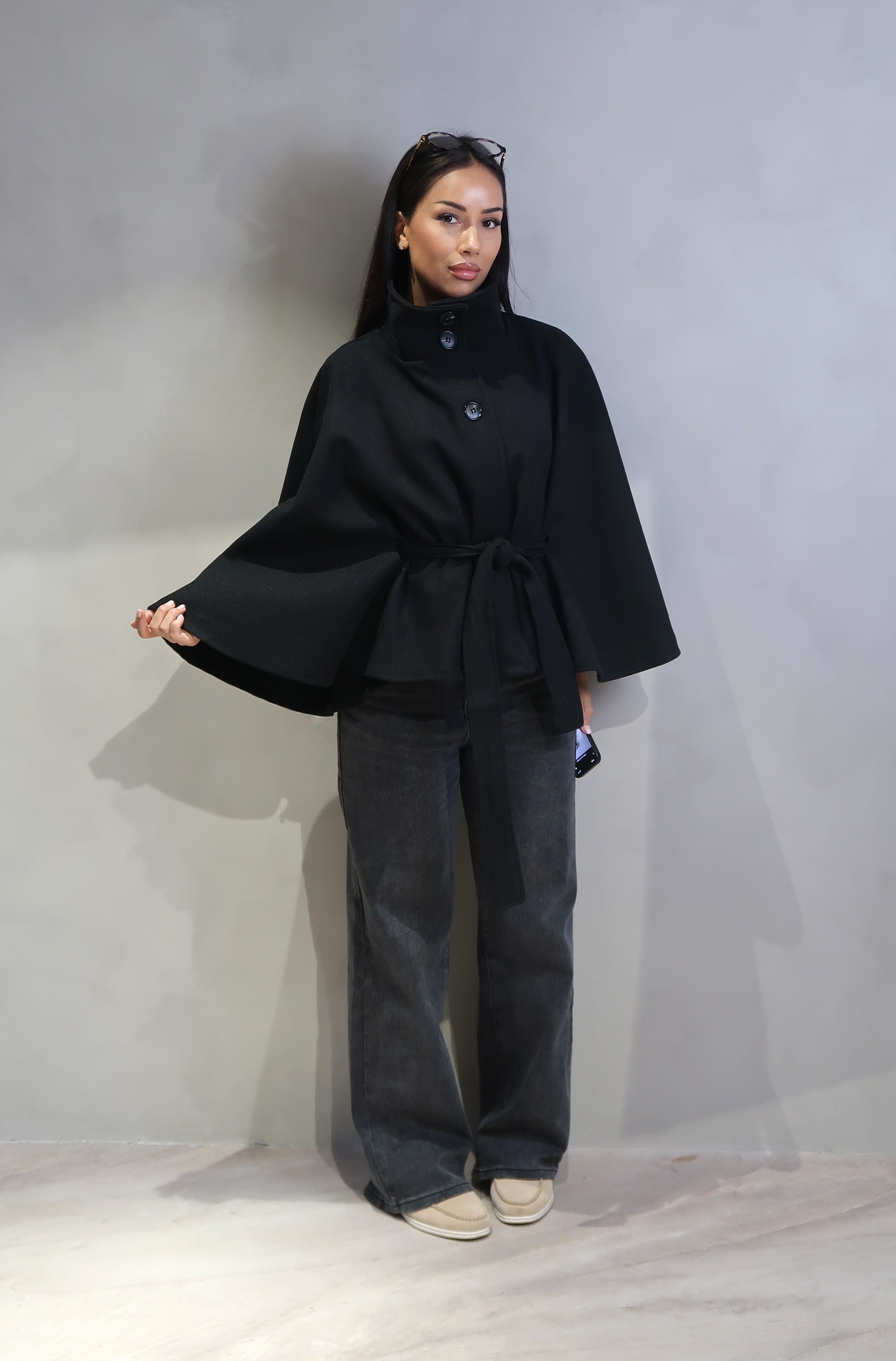 Celine Poncho Coat