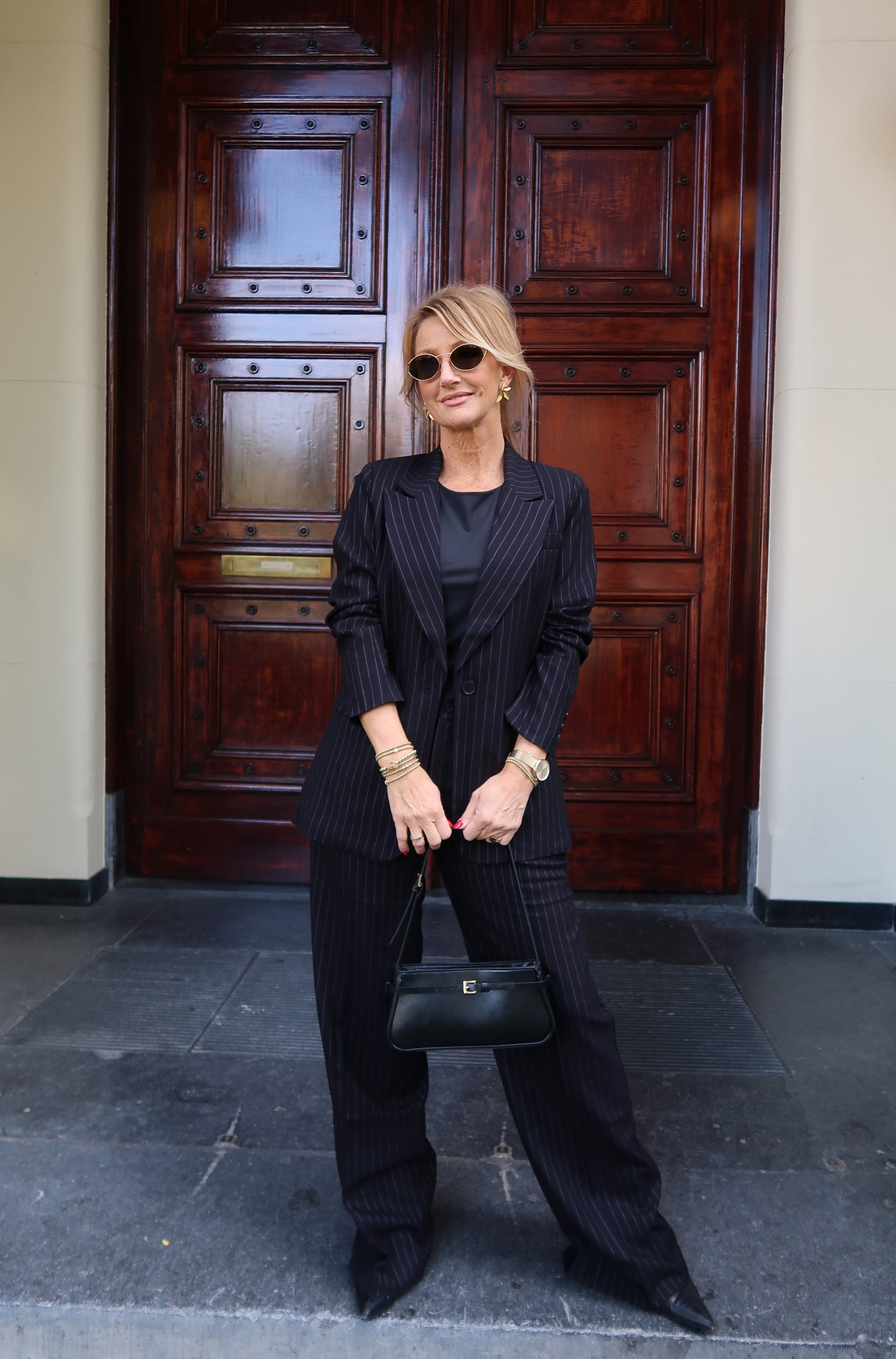 Maxime Pinstripe Blazer