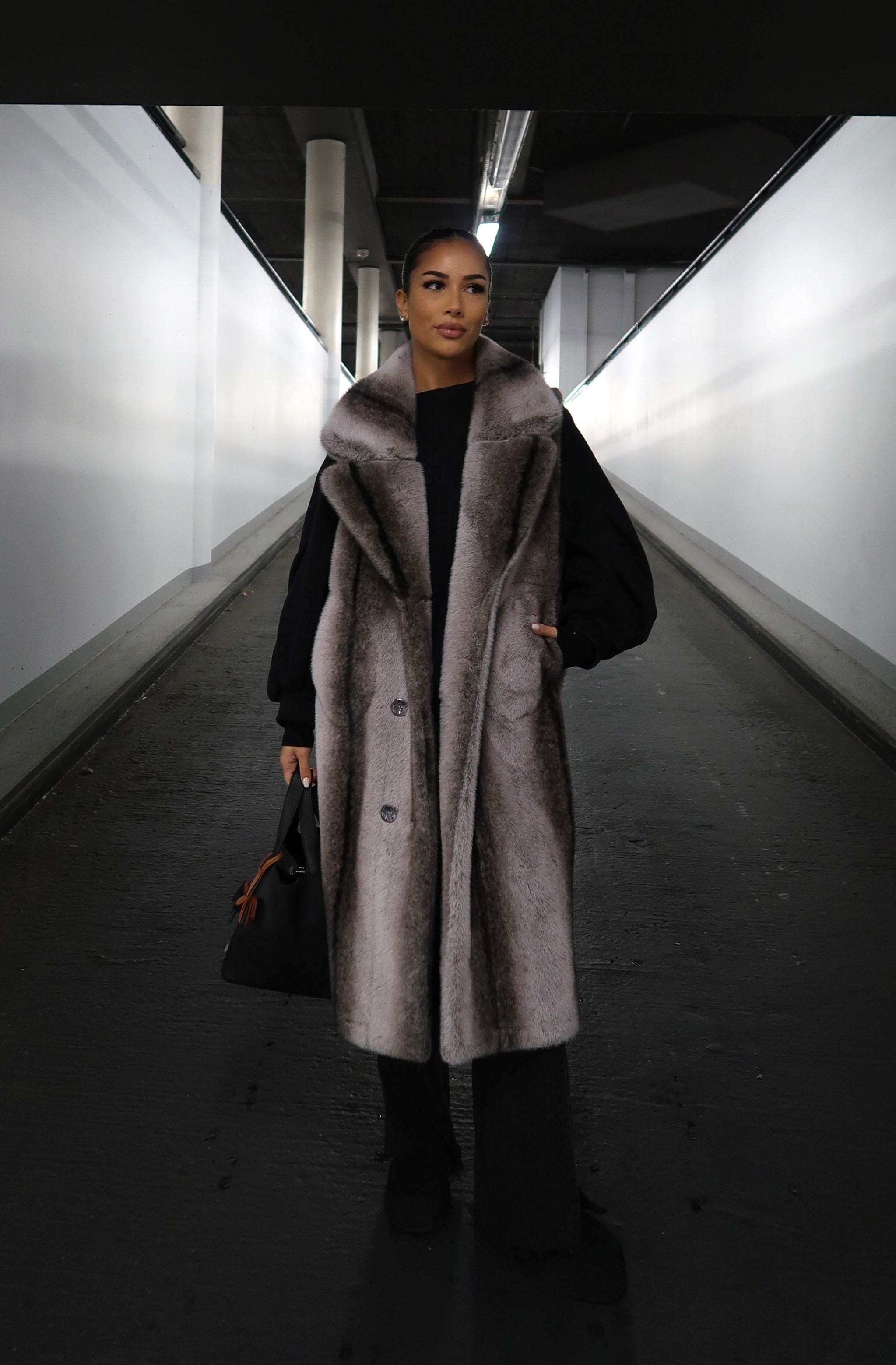 Amaya Reversable Faux Fur Gilet