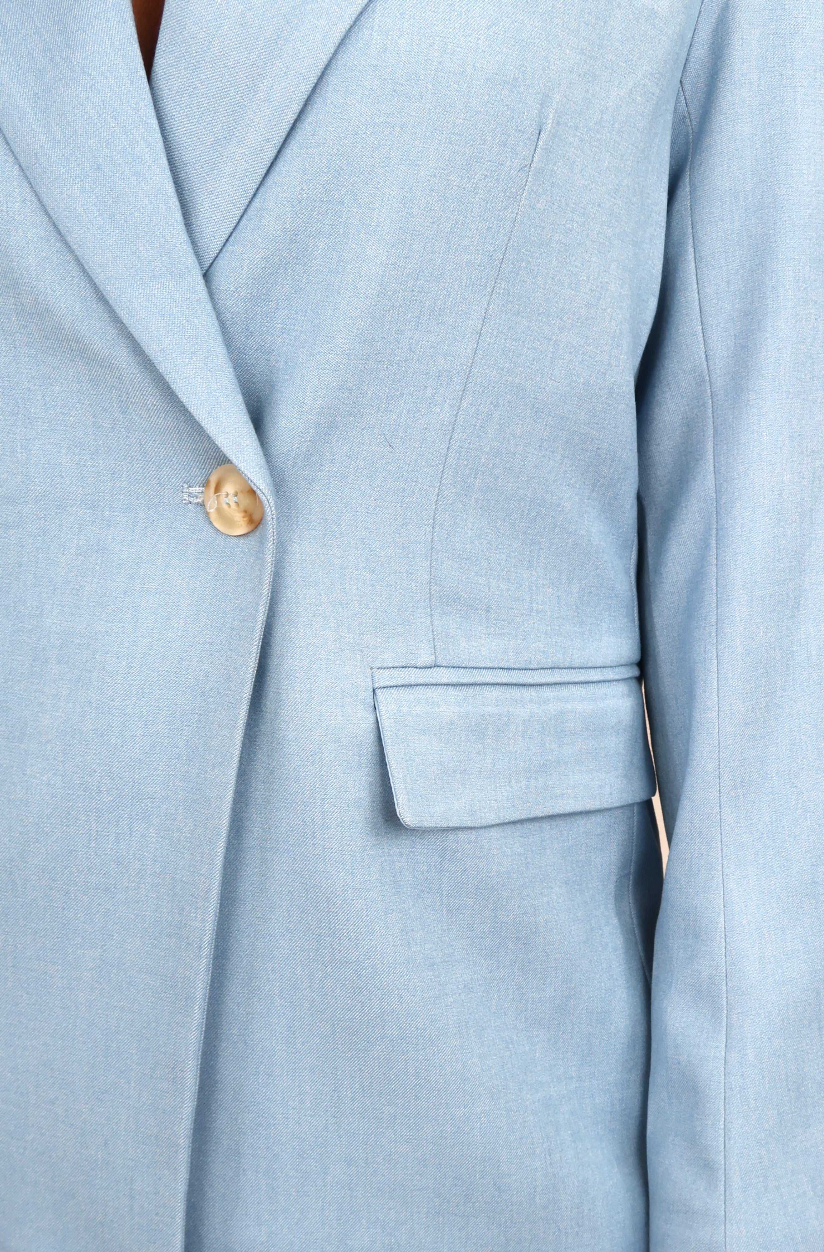 Nikkie Denim-Look Blazer