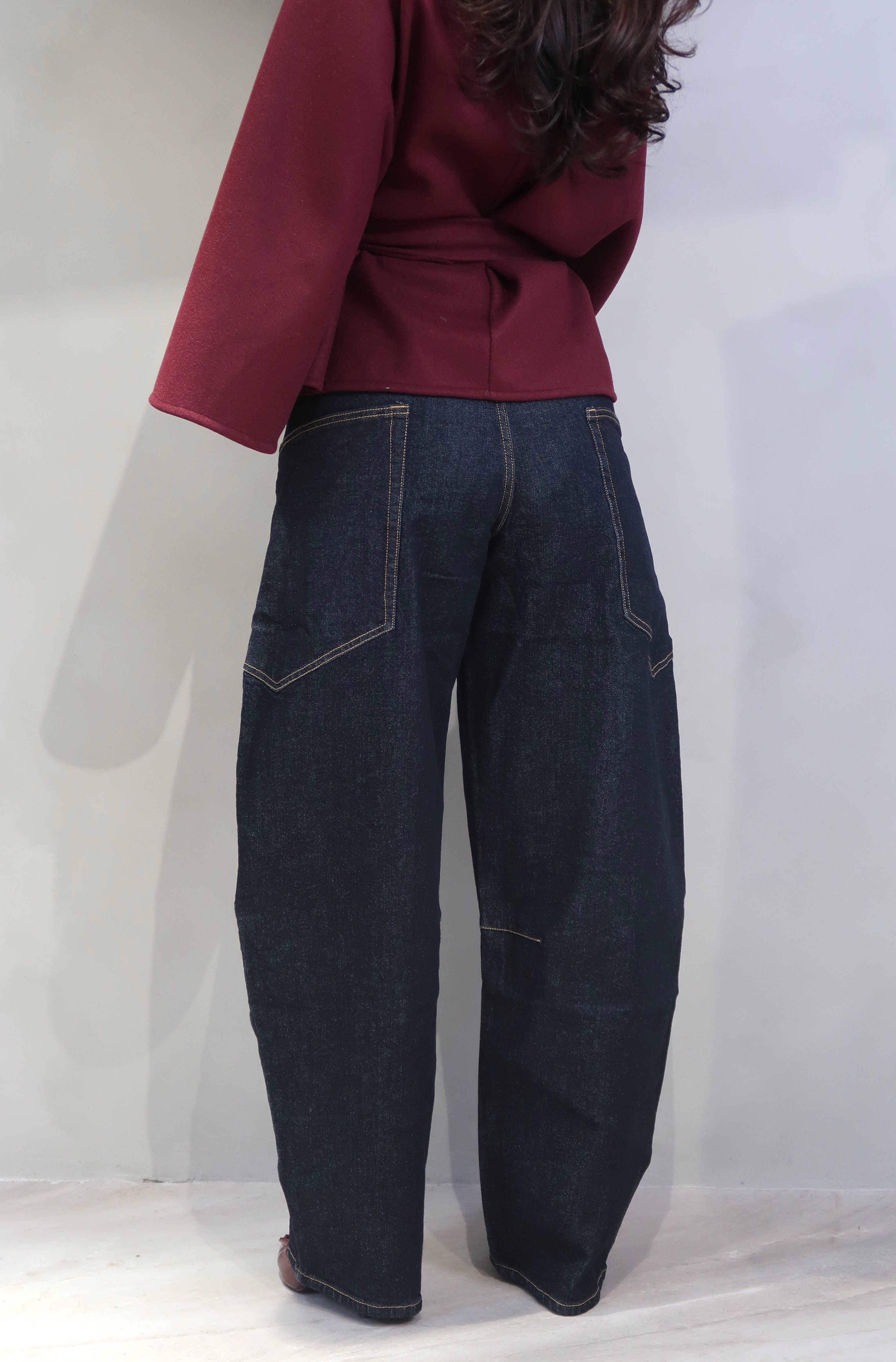 High Waist Barrel Jeans