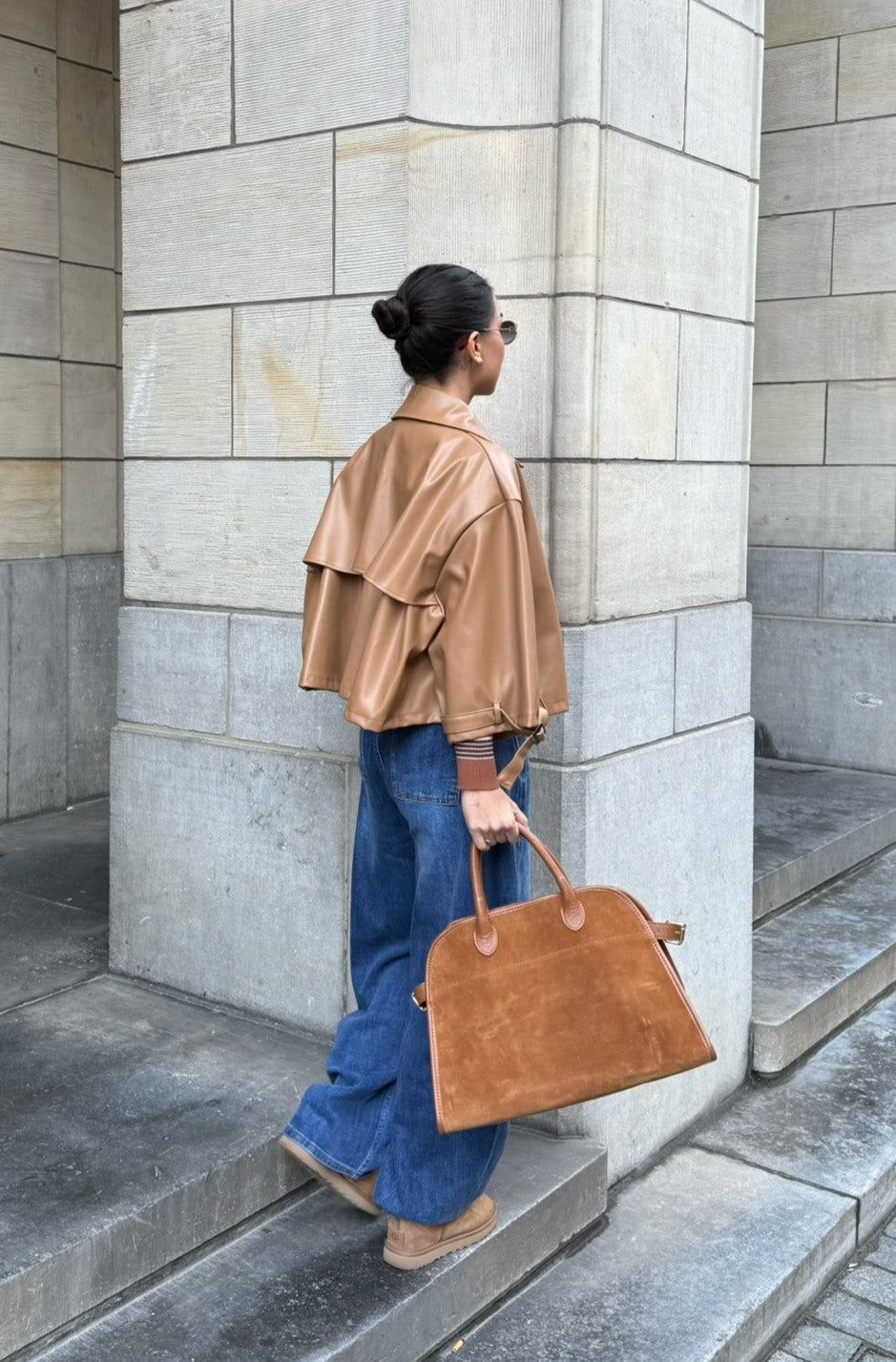 Willow Trenchcoat Short - Faux Leather