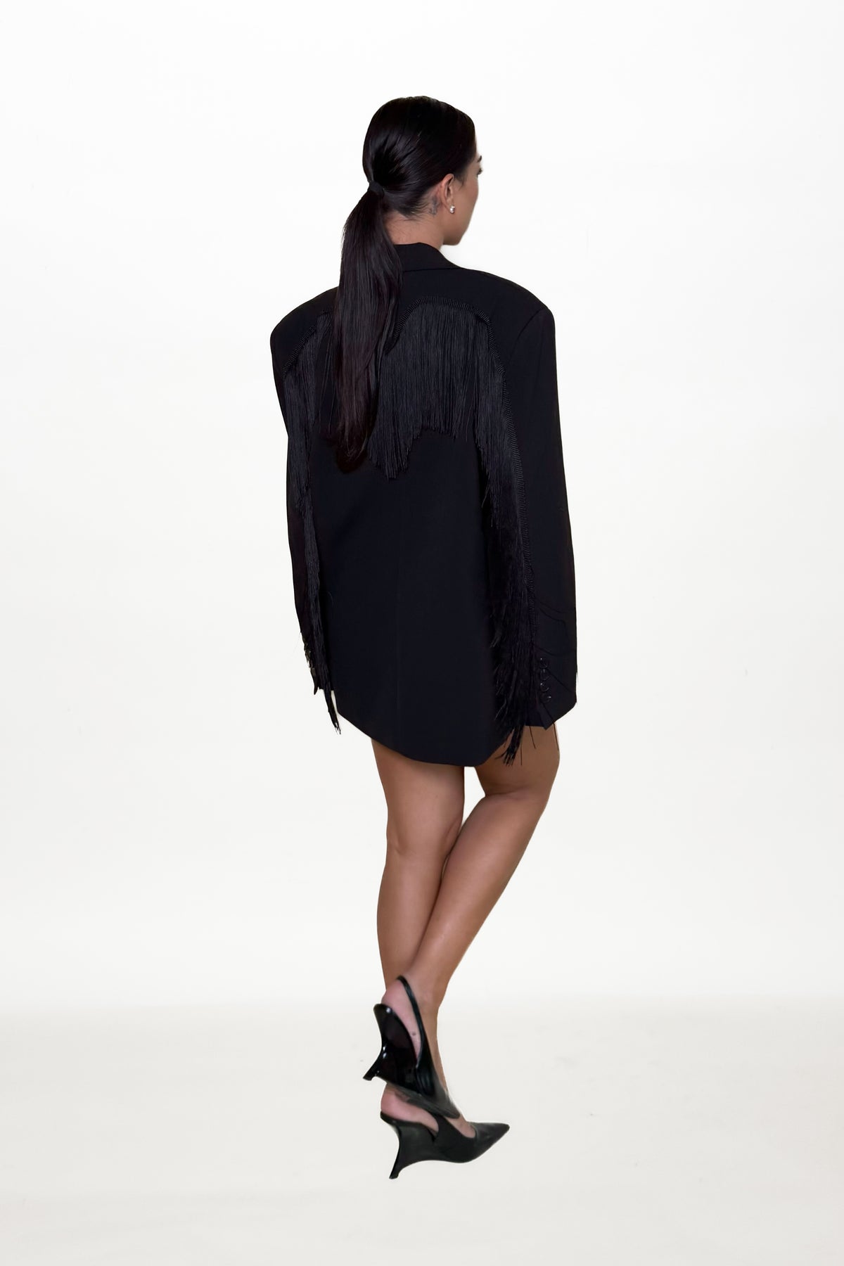 Louiza Fringe Blazer