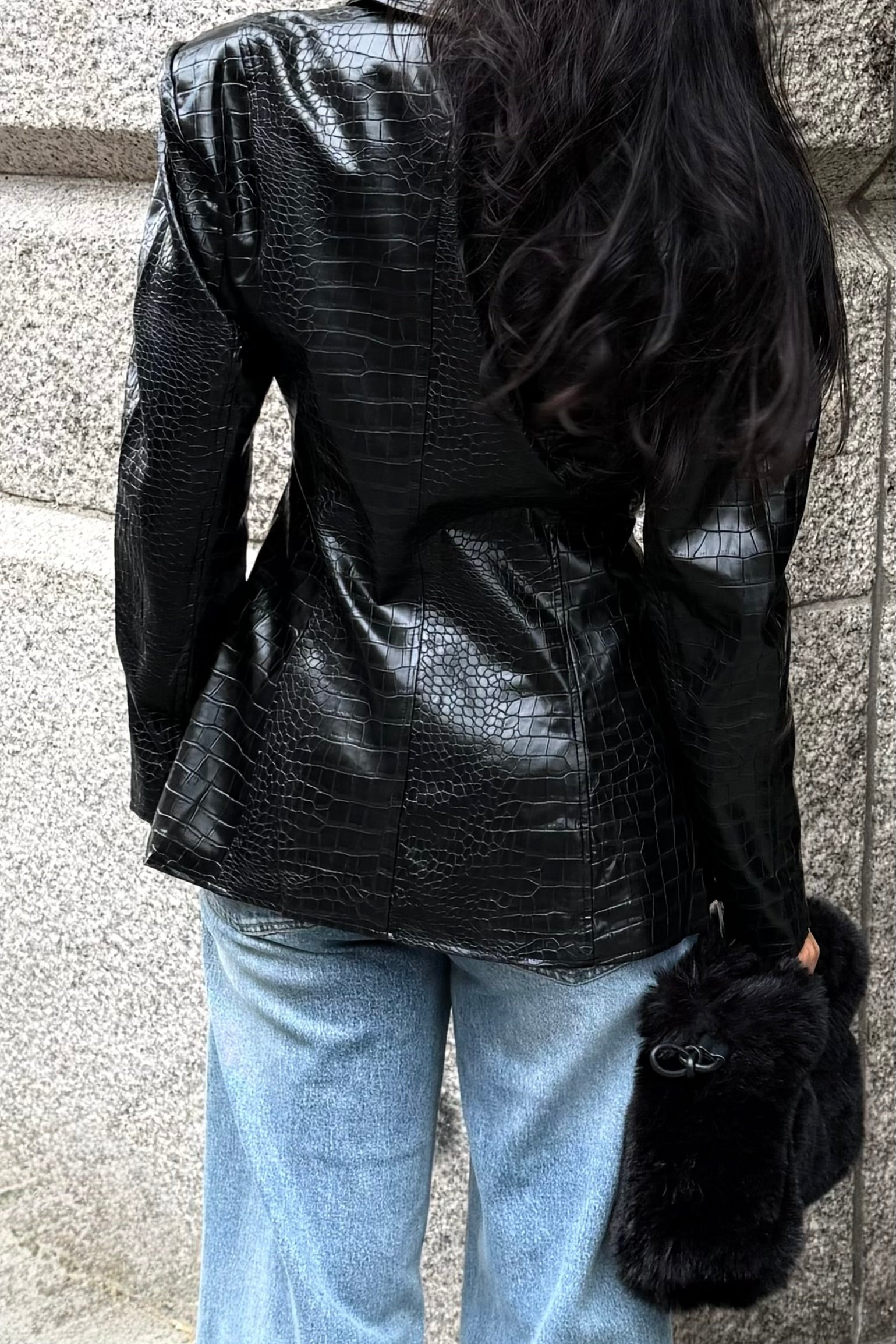Willow Croco Blazer