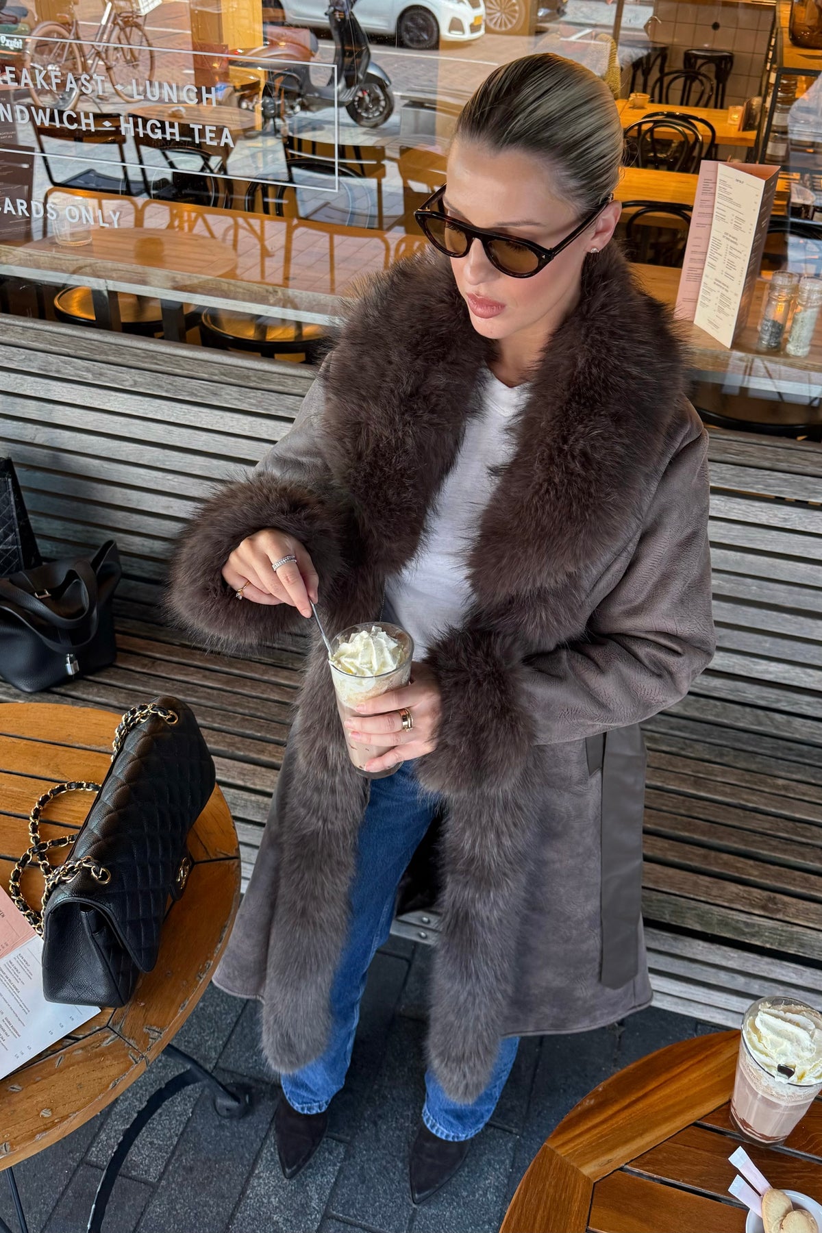 Isabella Faux Fur Lammy Coat