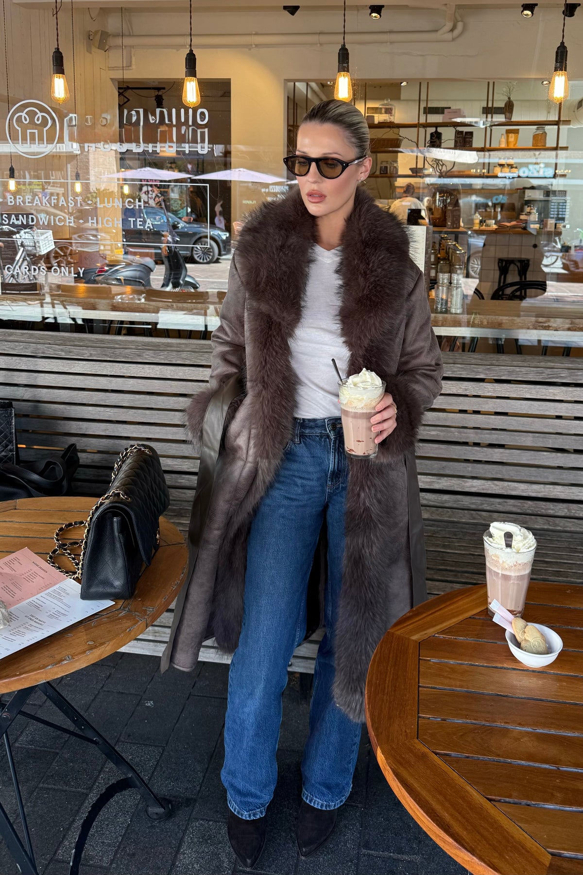 Isabella Faux Fur Lammy Coat