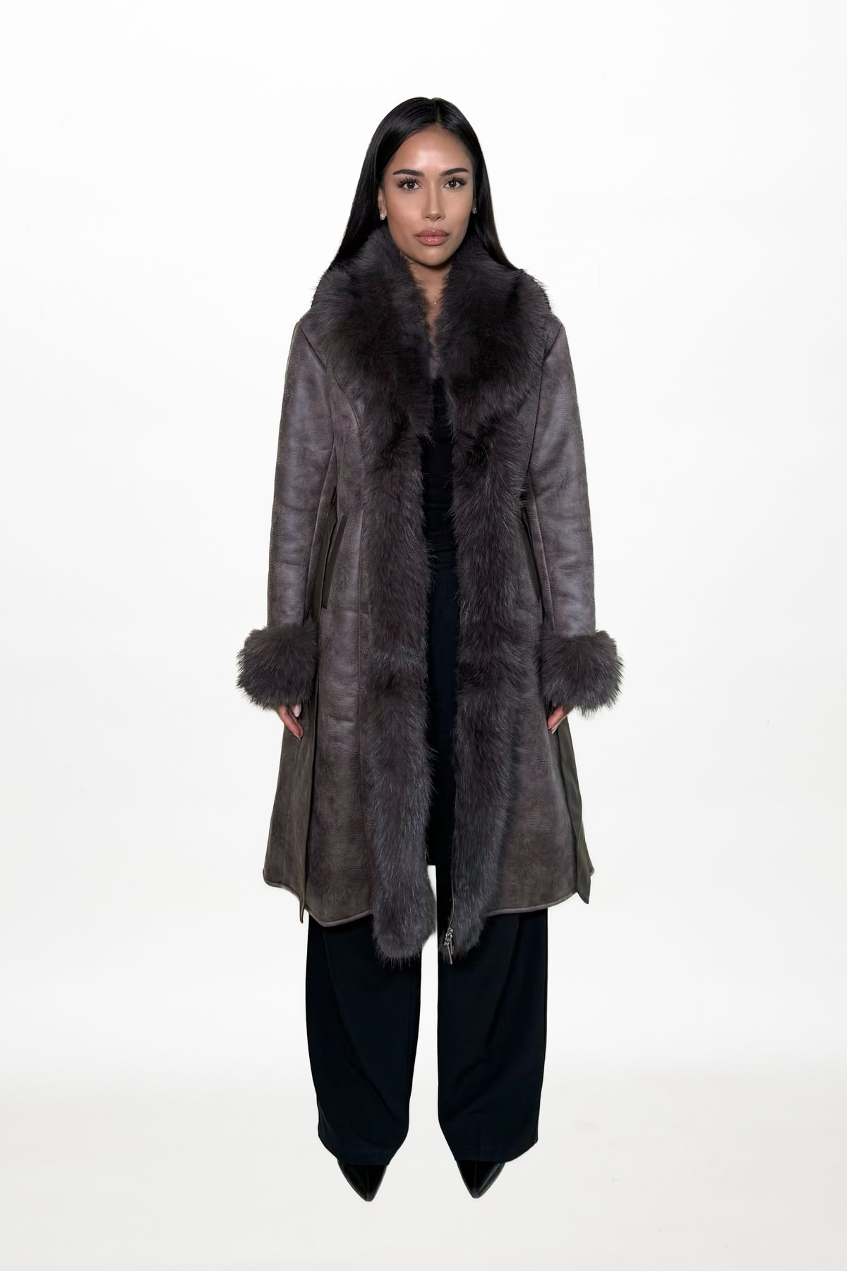 Isabella Faux Fur Lammy Coat