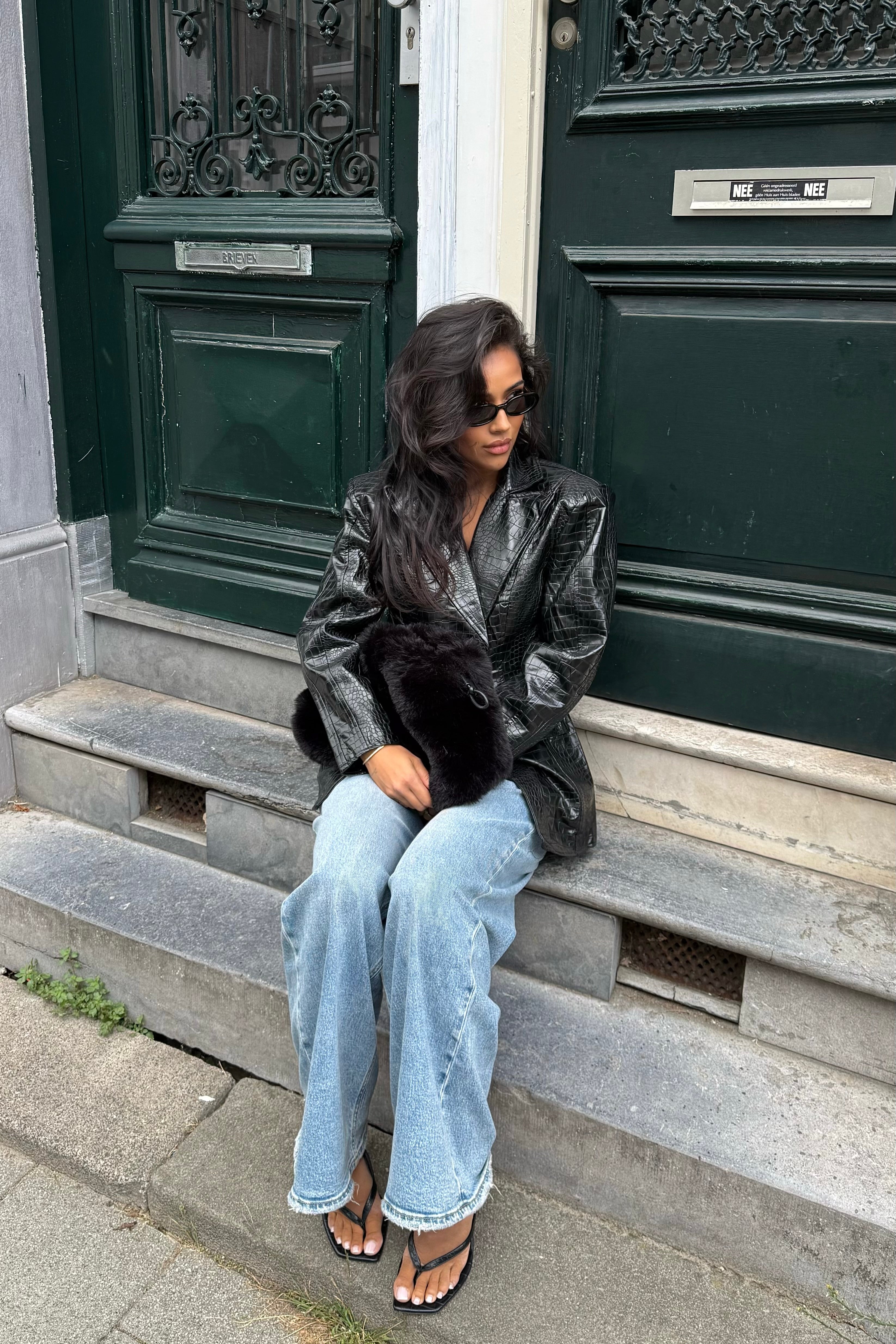 Willow Croco Blazer