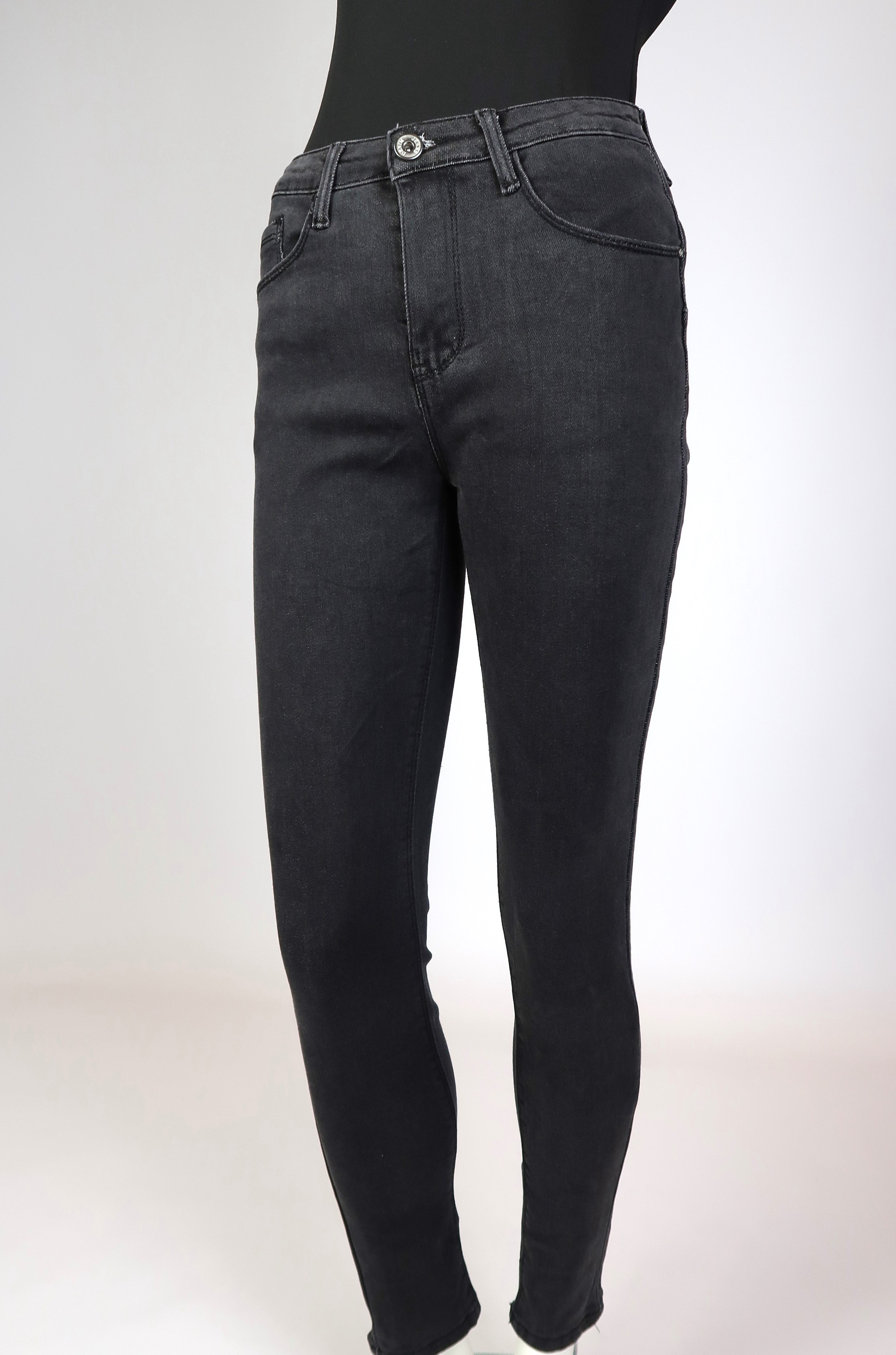 Denim Skinny Jeans Dark Grey