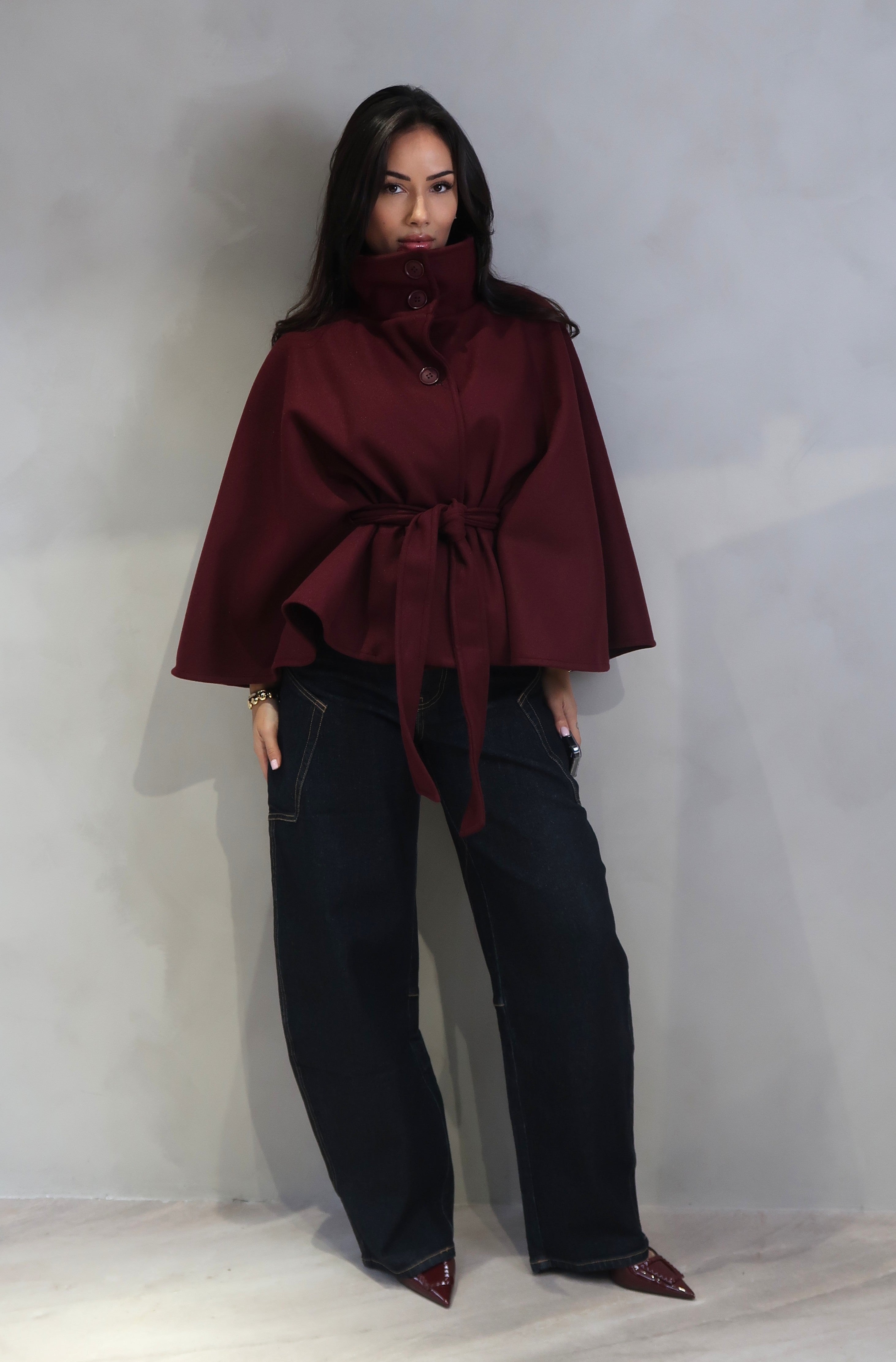 Celine Poncho Coat