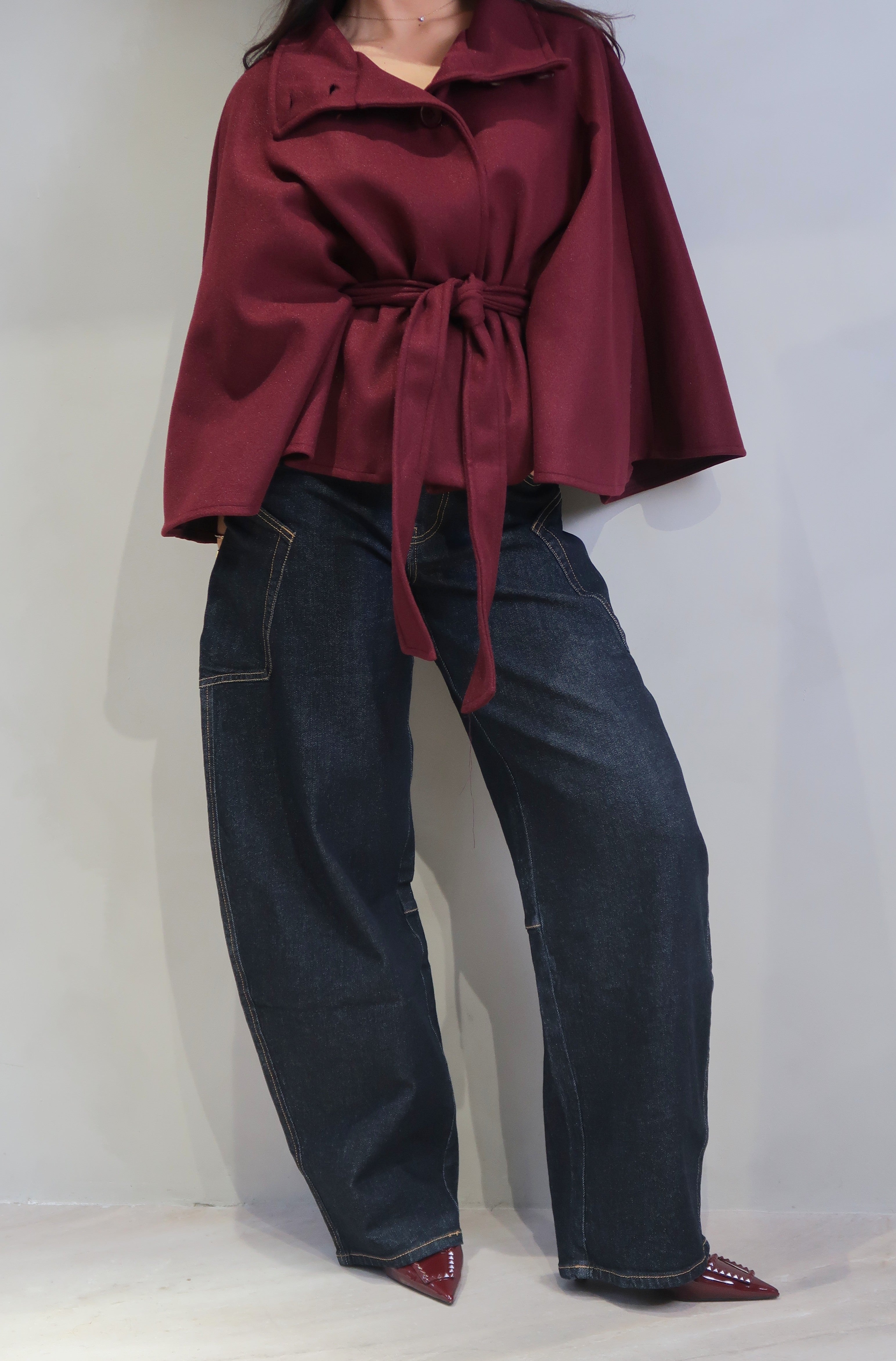 High Waist Barrel Jeans