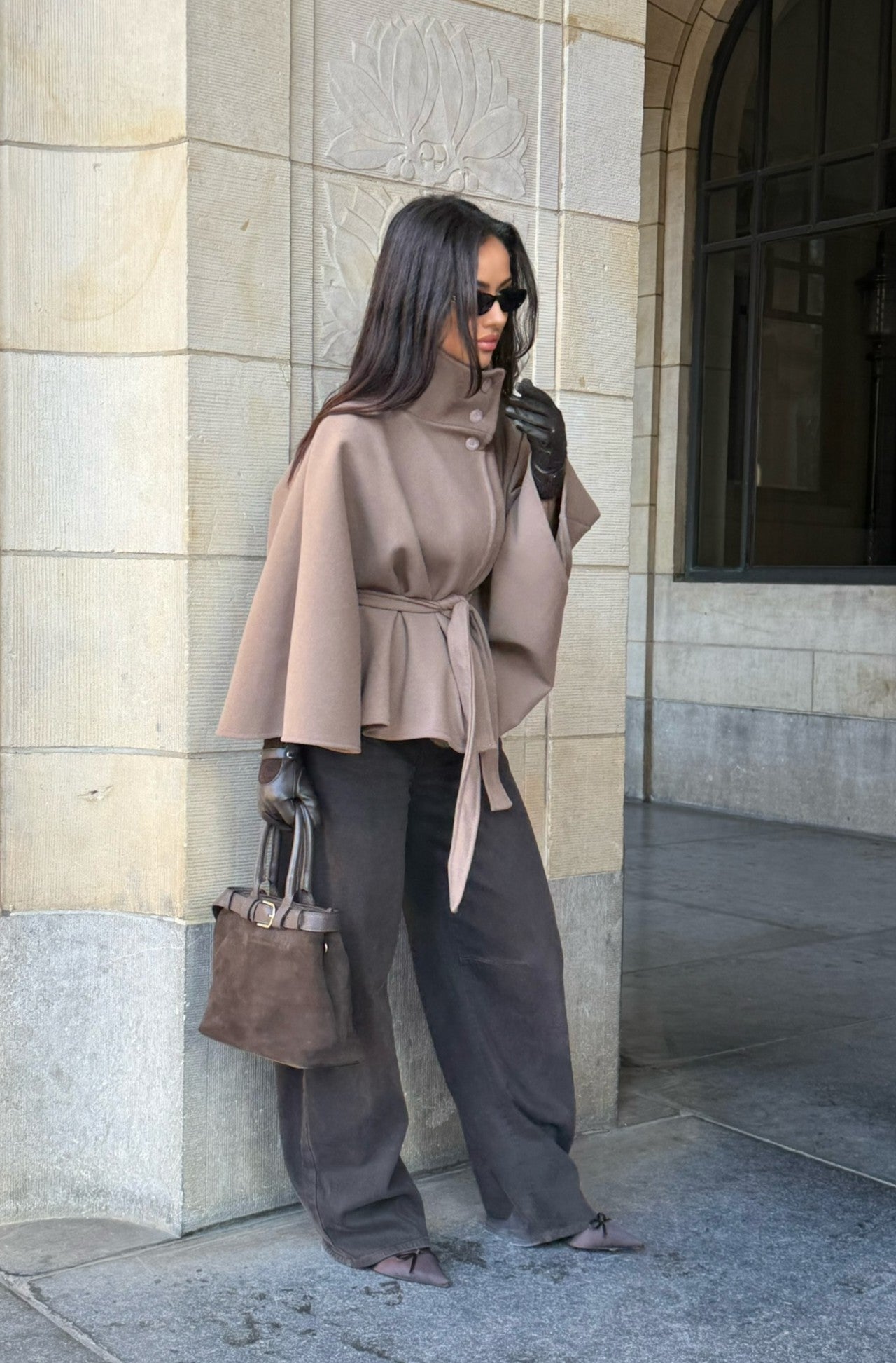 Celine Poncho Coat