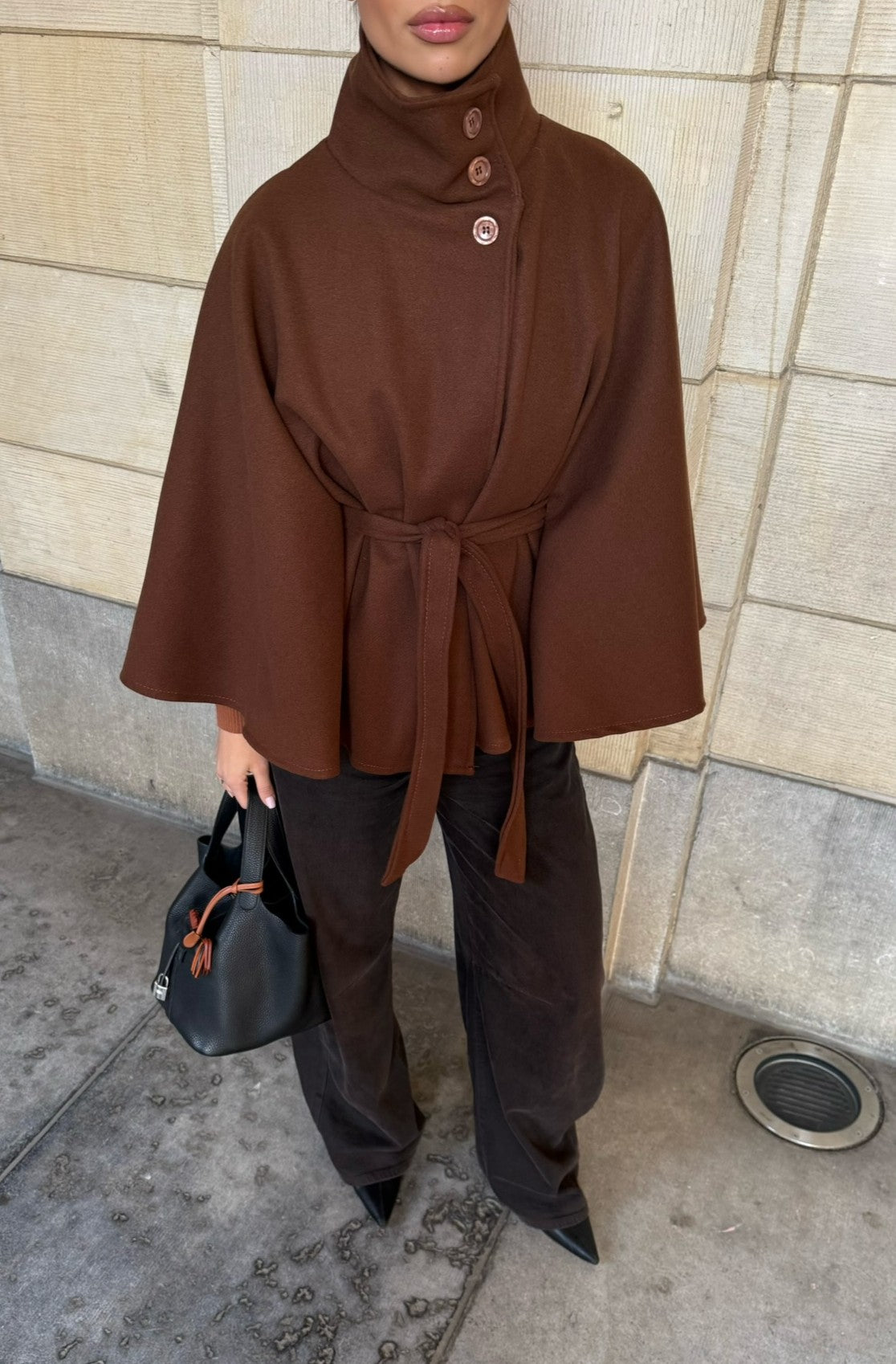 Celine Poncho Coat
